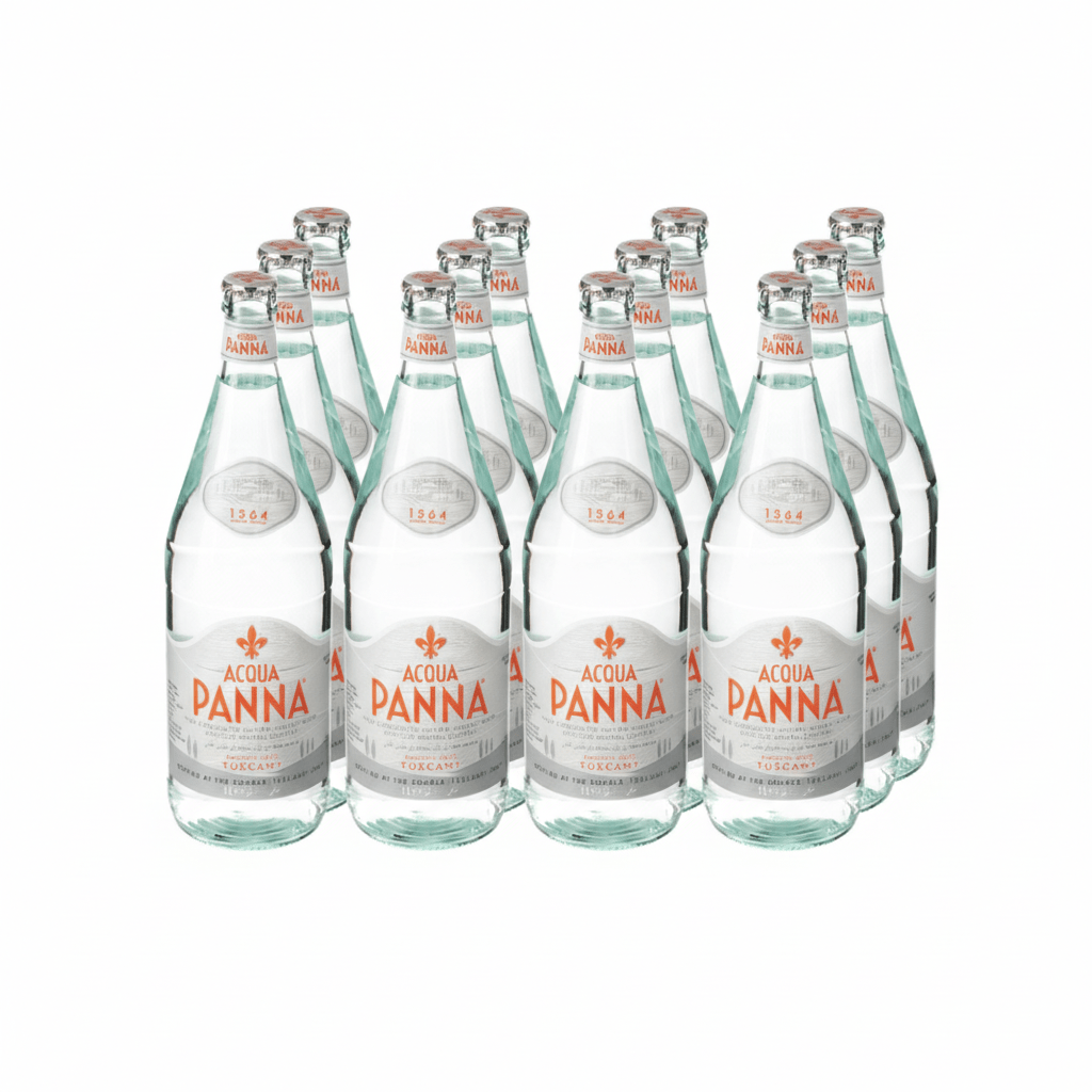 acqua panna water glass bottle 1ltr x 12 Bottles - SNH Packing