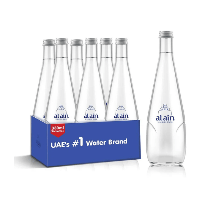 Al Ain Still Water Glass Bottle 330ML Pack of 6