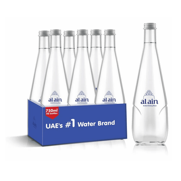 AL AIN WATER STILL GLASS BOTTLE 750ML - SNH Packing