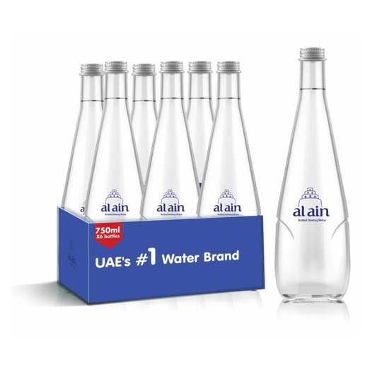 AL AIN WATER STILL GLASS BOTTLE 750ML