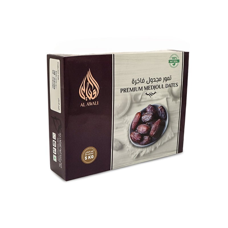 AL AWALI MEDJOUL JUMBO PREMIUM DATES 5 KG (PS) - SNH Packing