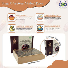 AL AWALI MEDJOUL JUMBO PREMIUM DATES - 5 KG (PS) - SNH Packing