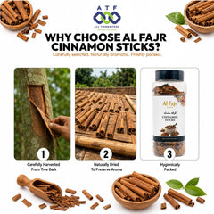 Al Fajr Cinnamon Sticks 100g Whole Cinnamon Spice for Cooking - SNH Packing