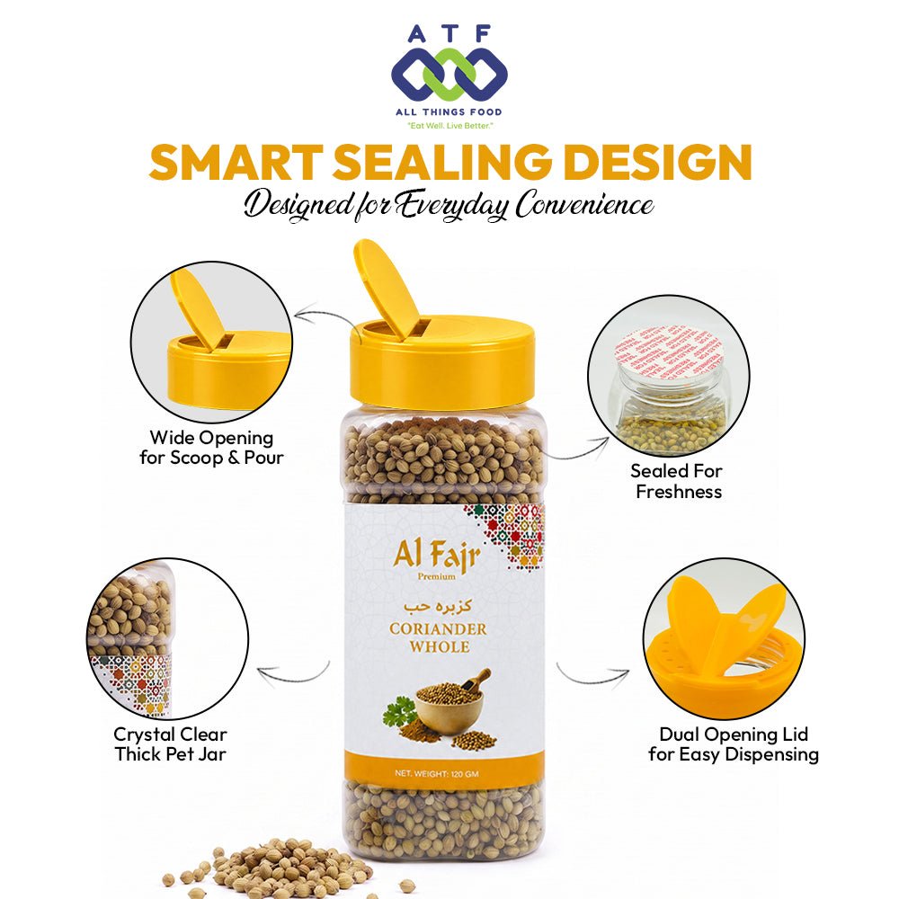 Al Fajr Coriander Whole 120g Whole Coriander Seeds Spice - SNH Packing