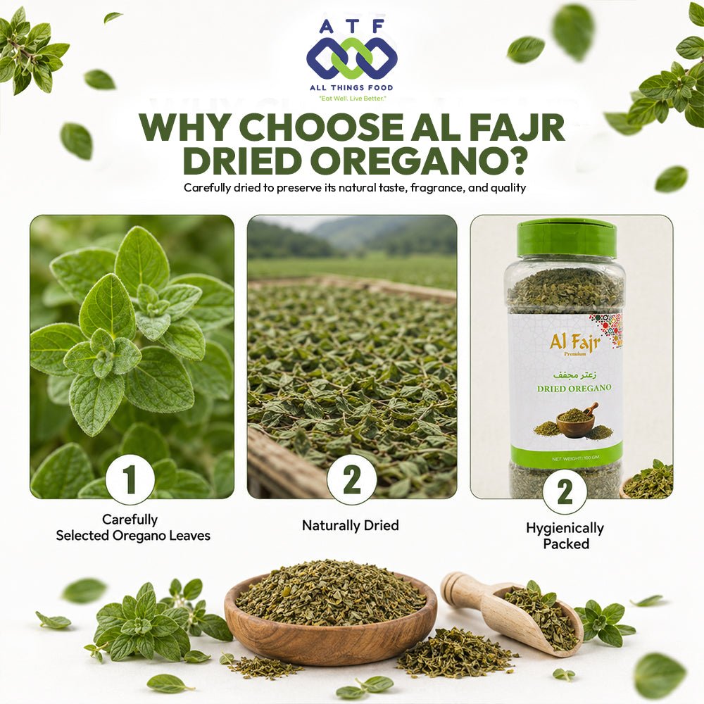 Al Fajr Dried Oregano 80g Aromatic Oregano Herb for Cooking - SNH Packing