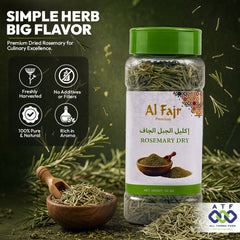 Al Fajr Dried Rosemary 100g Rosemary Herb for Cooking - SNH Packing
