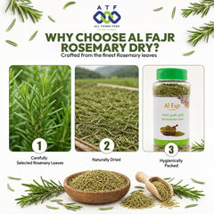 Al Fajr Dried Rosemary 100g Rosemary Herb for Cooking - SNH Packing