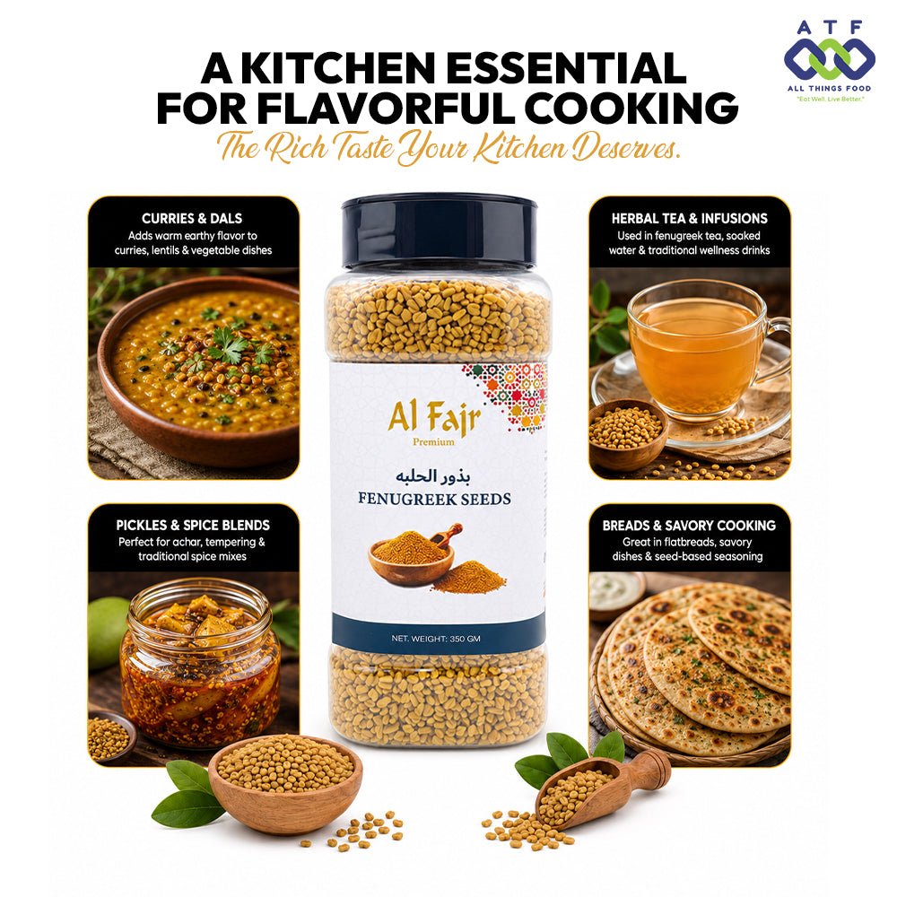 Al Fajr Fenugreek Seeds 350g Whole Fenugreek Spice - SNH Packing
