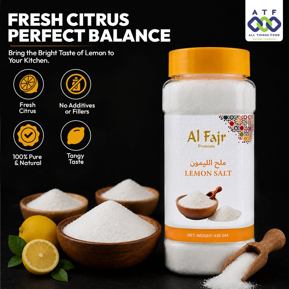 Al Fajr Lemon Salt 435g Citrus Flavour Seasoning - SNH Packing