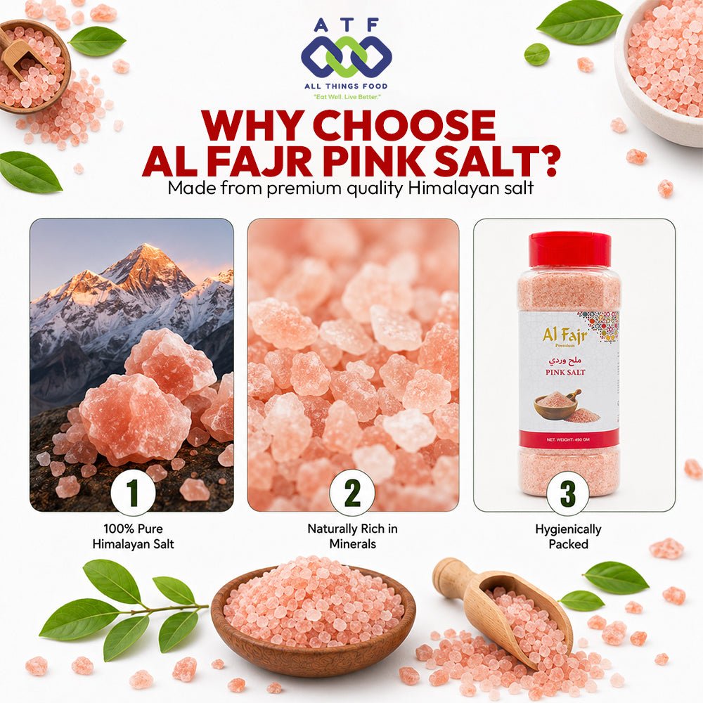 Al Fajr Pink Salt 490g Himalayan Style Salt for Cooking - SNH Packing