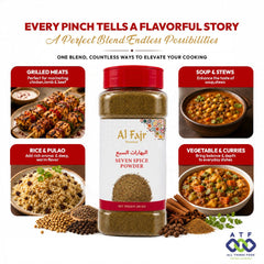 Al Fajr Seven Spice Powder 250g Mixed Spice Blend for Cooking - SNH Packing