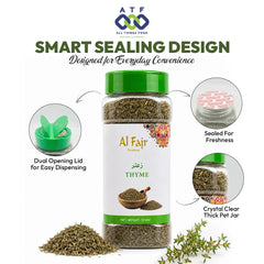 Al Fajr Thyme 70g Dried Thyme Herb for Cooking and Seasoning - SNH Packing