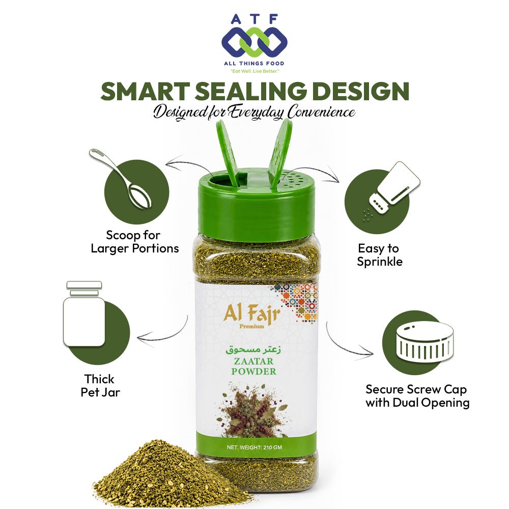 Al Fajr Zaatar 210g Middle Eastern Spice Blend - SNH Packing