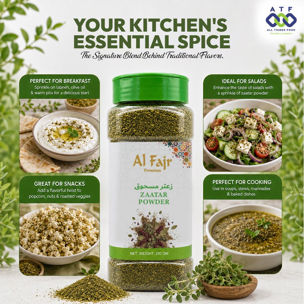 Al Fajr Zaatar 210g Middle Eastern Spice Blend - SNH Packing