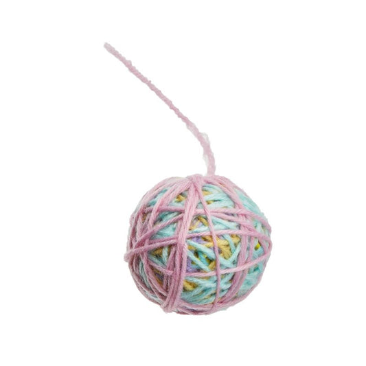 All For Paws Knotty Habit Yarn Ball Toy for Cats, 1.05 kg - SNH Packing