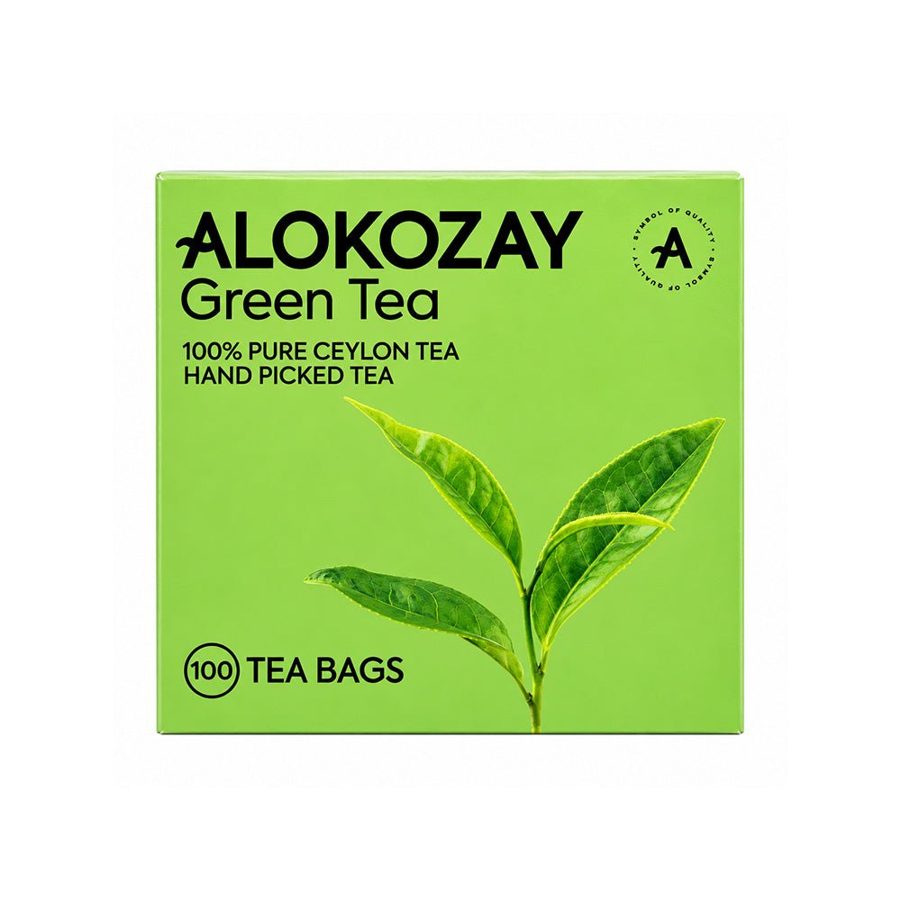 Alokozay Green Tea 100 Tea Bags - SNH Packing