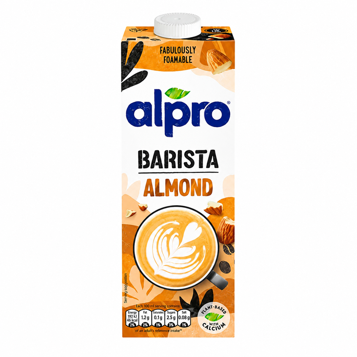 Alpro Almond Barista Plant Based Milk 1L