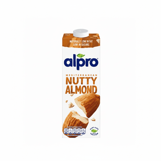 Alpro Nutty Almond Milk 8 x 1 Litre Pack - SNH Packing