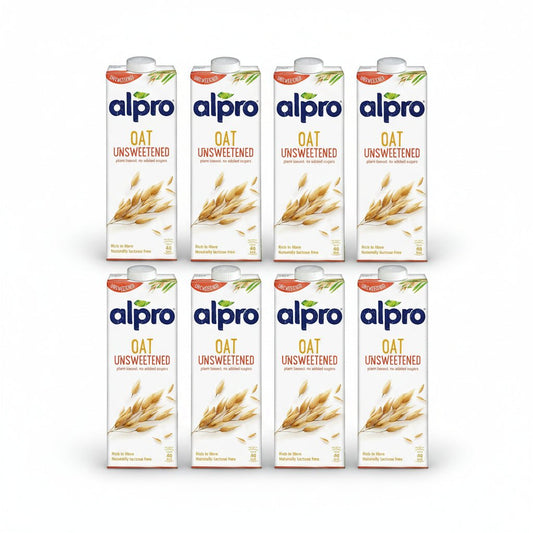 alpro oat milk unsweetened 1 LTR - SNH Packing