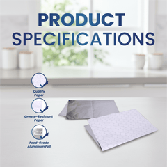 Aluminum Burger Foil Wrap Food Packaging - SNH Packing