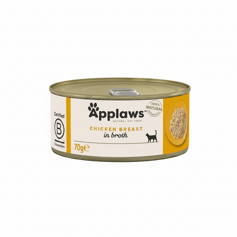 Applaws Chicken Breast in Broth Wet Cat Food Tin 70G