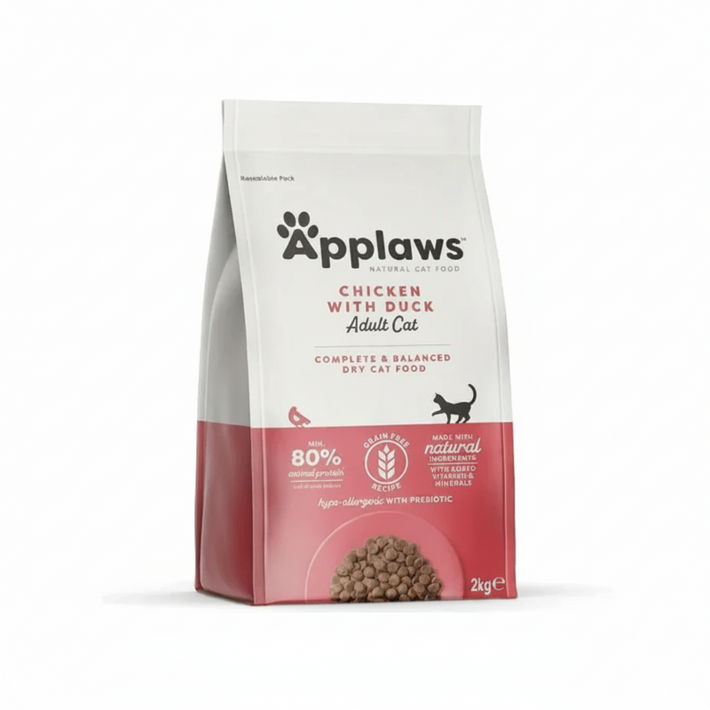 Applaws Chicken with Duck Adult Dry Cat Food - 2KG