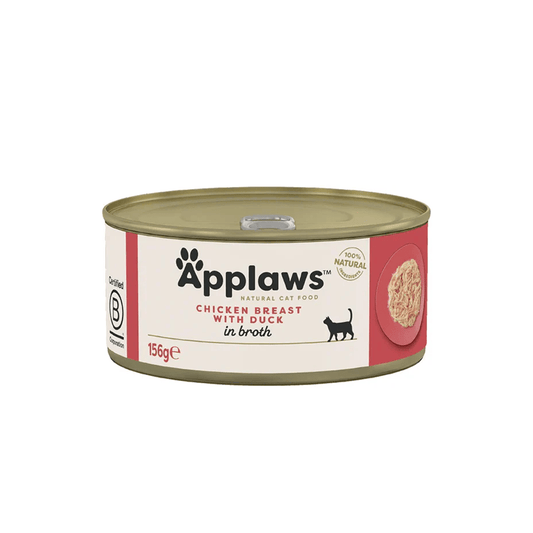 Applaws Chicken with Duck Adult Wet Cat Food 156g Tin - SNH Packing