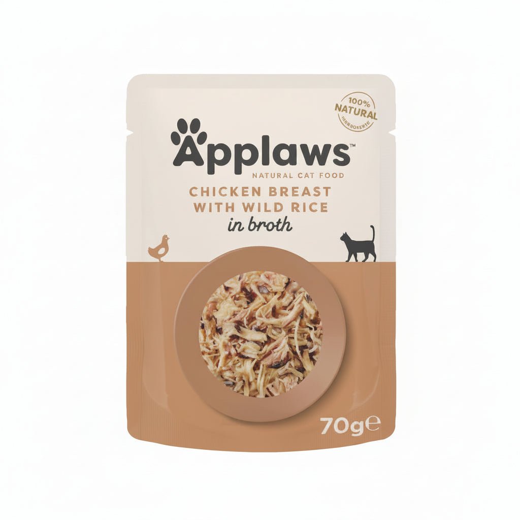 Applaws Chicken with Wild Rice in Broth Wet Cat Food 70g - SNH Packing