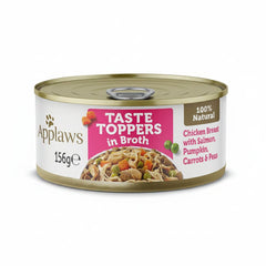 Applaws Taste Toppers in Broth Chicken with Salmon & Vegetables Wet Dog Food 156g - SNH Packing