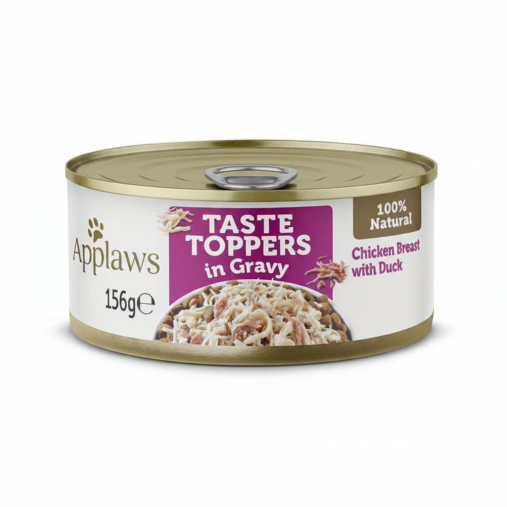 Applaws Taste Toppers in Gravy Chicken with Duck Wet Dog Food 156g - SNH Packing