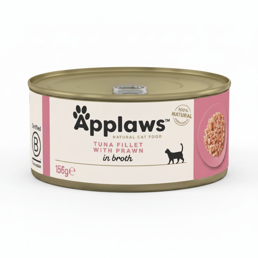Applaws Tuna Fillet with Prawn in Broth Wet Cat Food 156g - SNH Packing