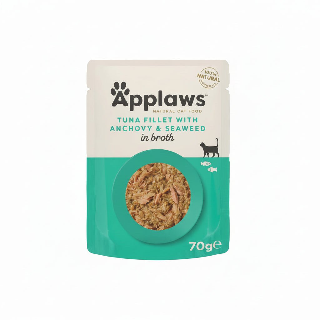 Applaws Tuna with Anchovy & Seaweed in Broth Wet Cat Food 70g - SNH Packing