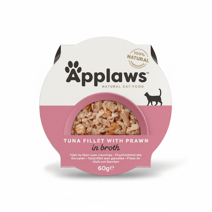 Applaws Tuna with Prawn Adult Wet Cat Food 60g Pot