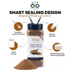 Al Fajr Nutmeg Powder Ground Nutmeg Spice 200g