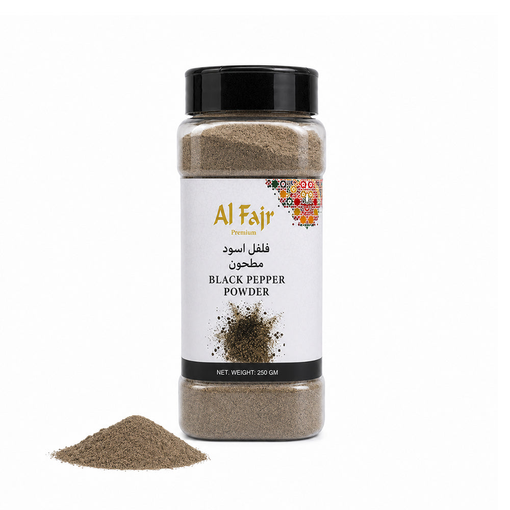 Al Fajr Black Pepper Powder Ground Black Pepper 250g