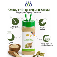 Al Fajr Cardamom Powder Ground Cardamom Spice 260g