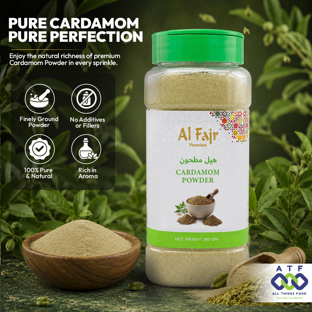 Al Fajr Cardamom Powder Ground Cardamom Spice 260g
