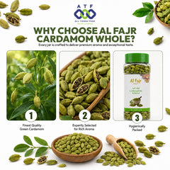 Al Fajr Cardamom Whole Spice 150g
