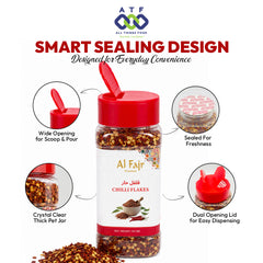 Al Fajr Chilli Flakes Dried Chilli Spice 150g
