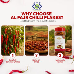 Al Fajr Chilli Flakes Dried Chilli Spice 150g