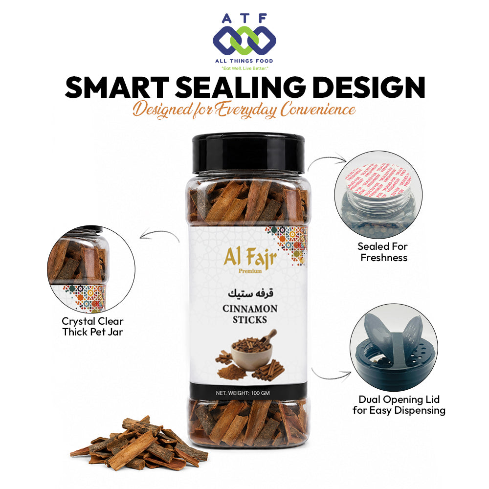 Al Fajr Cinnamon Sticks Whole Cinnamon Spice 100g