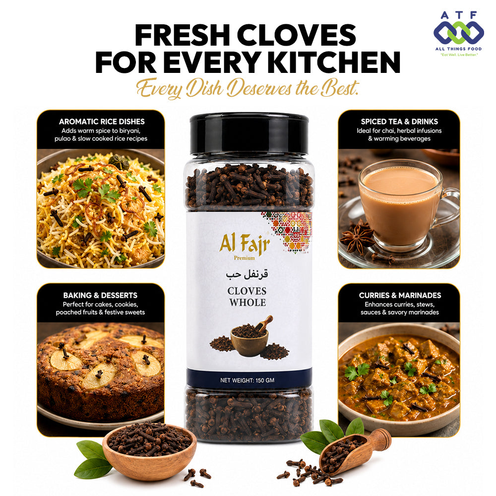 Al Fajr Whole Cloves Aromatic Clove Spice 150g