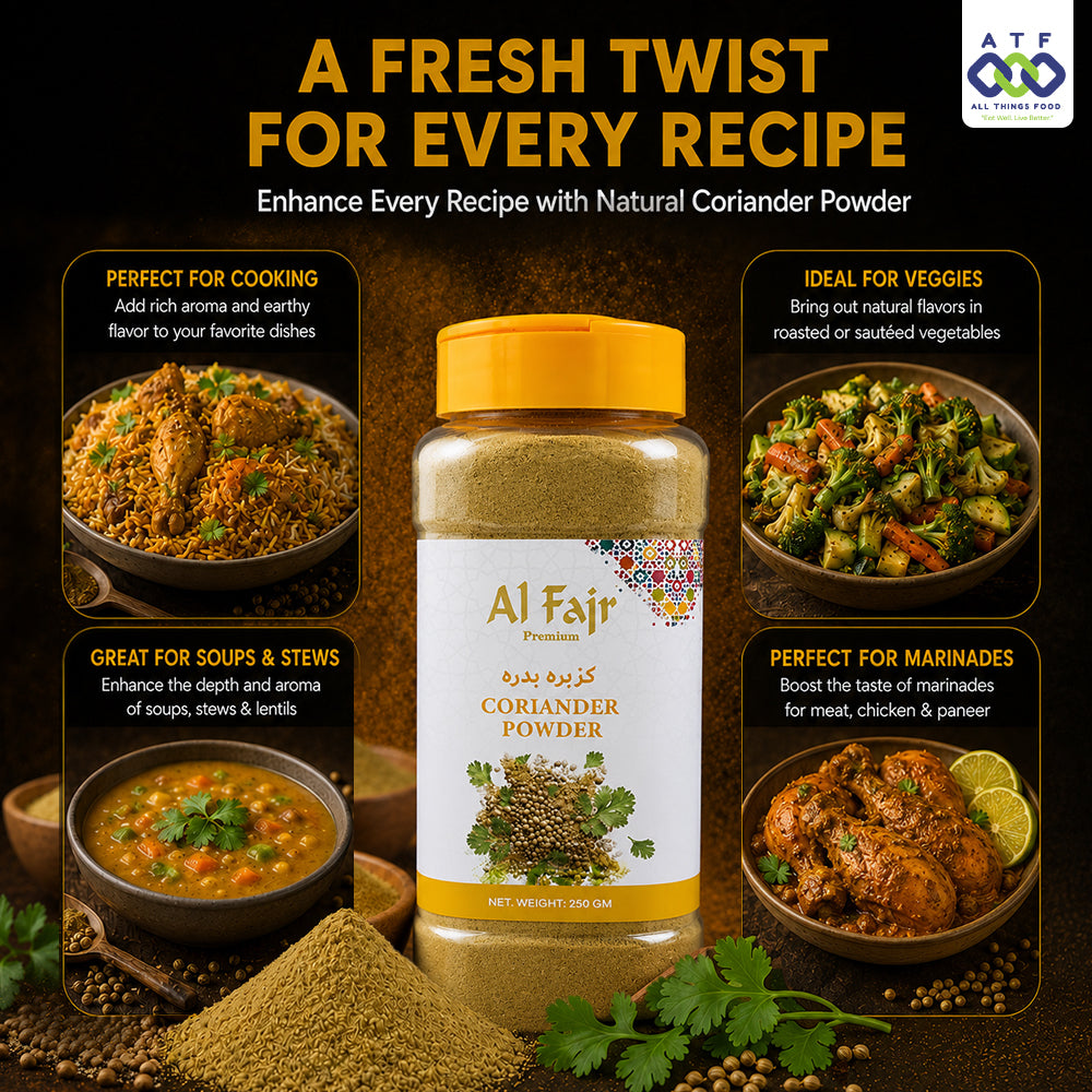 Al Fajr Coriander Powder Ground Coriander Spice 250g