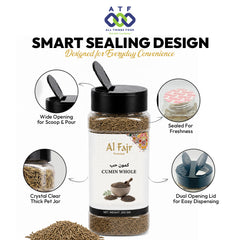 Al Fajr Cumin Whole Seeds Spice 200g
