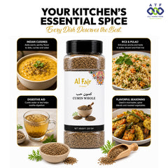 Al Fajr Cumin Whole Seeds Spice 200g