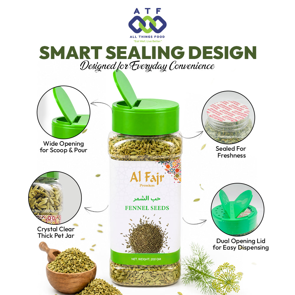 Al Fajr Fennel Seeds Whole Fennel Spice 200g