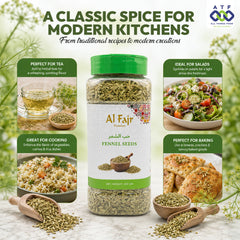 Al Fajr Fennel Seeds Whole Fennel Spice 200g