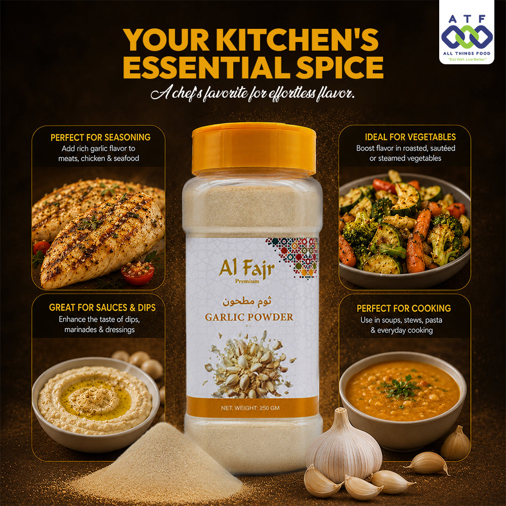 Al Fajr Garlic Powder Ground Garlic Spice 250g