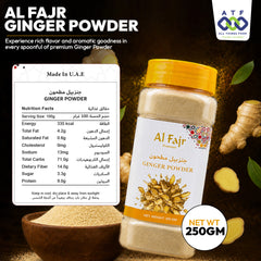 Al Fajr Ginger Powder Ground Ginger Spice 250g
