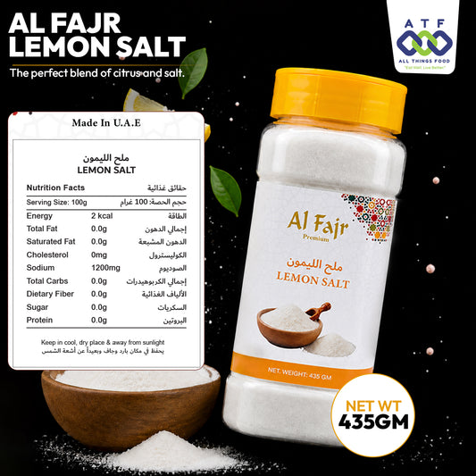 Al Fajr Lemon Salt Citrus Flavour Seasoning 435g